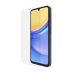 Belkin ScreenForce TemperedGlass Protection d'écran pour Samsung Galaxy A15 (protection antirayure et intégrale, verre trempée, compatible avec les coques, support Easy Align