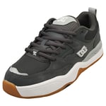 DC Shoes Ascend Mens Skate Trainers in Dark Grey White - 9.5 UK