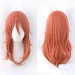 Motorsågsman Cosplay Angel Devil Long Peruk Jul Orange Colo Chainsaw Man One Size