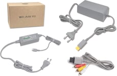 Secteur Chargeur Avec Av Câble Alimentation Adaptateur Secteur Avec Av Câble Pour Wii U Et Wii U Gamepad