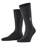 FALKE Men's Airport M SO Wool Cotton Plain 1 Pair Socks, Black (Black 3000) - Santa Chimney, 7-8