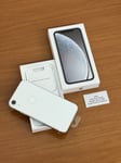 NEW BOXED APPLE IPHONE XR 64GB WHITE 4G UNLOCKED 6.1” - 100% BATTERY HEALTH