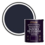 Rust-Oleum Peinture Bleu Marine Résistante à l'eau pour Faïence de Cuisine, Finition Mate - Odyssée 750ml