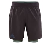 Pro Trail 2-in-1 M löparshorts Herr SLATE-THYME 2XL