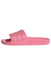 adidas Women's Adilette Aqua slide sandal, Semi Blue Burst, 5 UK