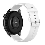 Huawei Watch 3 Pro Strap Flexible Silicone White