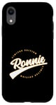 Coque pour iPhone XR Funny Personalized First Name Design for Ronnie