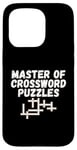 iPhone 15 Pro Puzzle Lover Master of Crossword Puzzles Case