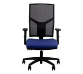 Fauteuil de Bureau Ergo MEDIA BUT PRO synchrone autorégulé 2D Bleu