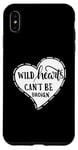 Coque pour iPhone XS Max Wild Hearts Can't Be Broken Citation inspirante