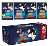 Purina Felix säilyke kissoille naudan, kanan, lohen ja tonnikalan kanssa, 44x85 g