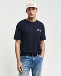 GANT 1949 arch graphic t-skjorte, unisex