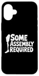 iPhone 16 Plus Some Assembly Required Funny Leg Amputee Humor Case