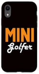 Coque pour iPhone XR Mini golfeur