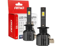 Led-Lampor För Bilar X4-Serien Aviator H1 6500K Canbus Amio-03761