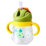 nohlerlife Tasse d'apprentissage pour Bébé, Biberon à Paille Enfant anti-débordement, Gobelet à jet souple étanche 260ml, sans BPA (Yellow)