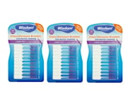 Wisdom Clean Between Interdental Brushes PURPLE LARGE Bigger Gaps 3 PACKS OF 20 