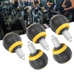 (Black And Yellow)5pcs 50x45mm Fitness Pop Pull Pin Knob Release Synthetic ME