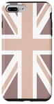 iPhone 7 Plus/8 Plus Cool Beige British Art Flag The Union Jack Case