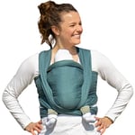 Hoppediz Écharpe de Portage Bébé, nouveau-nés dès la naissance (3-30 kg), 100% coton, Hamburg forêt 4,60 m