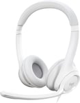 Logitech H390 Wired Headset for Pc/Laptop, Stereo Headphones with Noise Cancelli