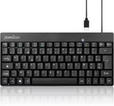 Mini Clavier Filaire AZERTY USB-C,Noir