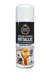 Metallic White Aerosol Spray Paint All-Purpose Gloss Wood Metal Spray 200ml