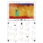 'DISAGU SF de 105478 _ 954 Film Design pour Samsung SM de p605 K Galaxy Note 10.1 Édition 2014 LTE Motif Lapin Visages Clair