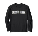 West Ham District Varsity Town Design Long Sleeve T-Shirt