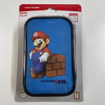 NEUF NEW pochette officiel super mario bros bleu nintendo 3DS dsi ds lite