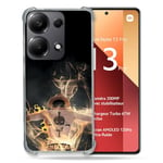 Cokitec Coque Renforcée pour Xiaomi Redmi Note 13 Pro 4G Manga One Piece Ace Noir