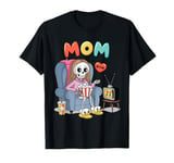 Murder Shows & Comfy Clothes Skeleton Design for Moms T-Shirt