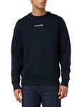 Tommy Hilfiger Men's Sweatshirt without Hood, Blue (Desert Sky), S