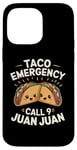 Coque pour iPhone 14 Pro Max Appel d'urgence Taco 9 Juan Juan