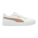 PUMA Femme Carina 2.0 Basket, White Rose Gold, 41 EU