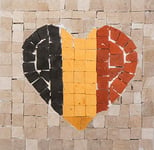 Trois petits points- Kit Mosaique Complet-Love Belgium-Mini, 6192459600840, Universel