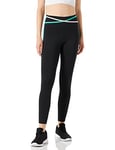 Nike DD4690 W NK ONE DF TPNG MR 7/8 TGT Leggings women's black/(white) L