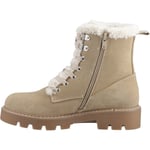 Hush Puppies Aurelia Suede WoMens Sand Boots - Beige - Size UK 7