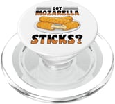 Mozzarella Cheese Delight For Cheese Stick Lover PopSockets PopGrip for MagSafe