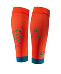 Gococo Compression Calf Sleeves Superior Orange - vadskydd - L (40-45 cm runt vaden)