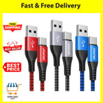 USB C Cable(1M 3-Pack),USB to USB C Fast Charger Cable Nylon Braided...