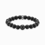 Thomas Sabo Armband obsidian (Längd: 17,5cm)