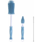 Fei Yu - Brosse de nettoyage de biberon en siliCône (bleu)