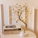 Led Fairy Night Light LED Julgran Nattlampa Batteri USB styrd sängbordslampa för rum Skrivbord Holiday Belysning Dekor 6 USB Battery Power