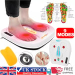 Foot Massager EMS Leg Blood Circulation Booster Machine with 9 Levels Heating UK