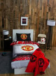 Manchester United Man Utd Stadium Digi Print Panel Single Duvet