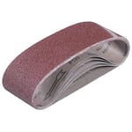 Einhell 6-Piece Sanding Belt Set ~ Belt Sander Accessories Suitable for Cordless Band Sander TP-BS 18/457 Li BL ~ Grain Size: 2X P60, 2X P80, 2X P120