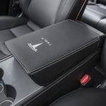 Bil Armstödsöverdrag För Tesla Model 3 Model Y Pu Läder Center Console Protector Pad Bil Vattentät Armstödslåda Matta För Model 3 2017-2022 Mo