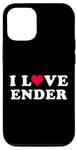 Coque pour iPhone 15 Pro I Love Ender Nom assorti Girlfriend & Boyfriend Ender