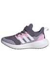 adidas Fortarun 2.0 Cloudfoam Elastic Lace Top Strap Shoes Running, Shadow Violet/Cloud White/Lilac, 5 UK Child